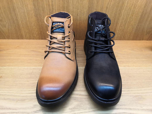 豪行正品潮男工装靴19362015牛皮男士马丁靴高帮英伦风秋冬短靴子 商品图1