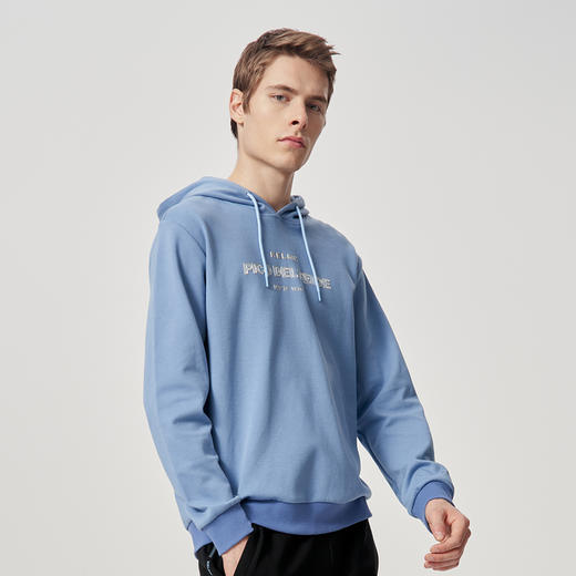 卡尔美连帽卫衣男士秋季新款立体印花时尚休闲套头上衣 商品图3