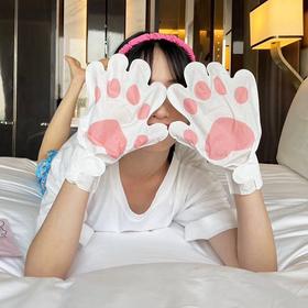 【网红猫爪手膜】猫爪手膜 烟酰胺嫩白保湿 手部护理 修护受损改善粗糙暗哑,补充水分改善干燥细纹！