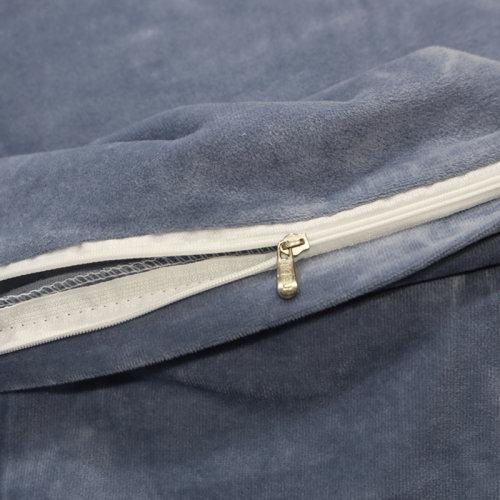 刺绣工艺宝宝绒秋冬保暖四件套 被套床单1.5/1.8米床-可可西里 商品图3