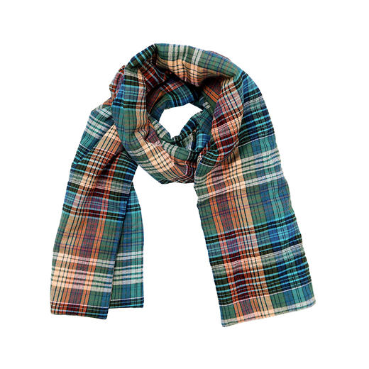 HUJI祤集厚款长围巾插画格子系列 商品图2