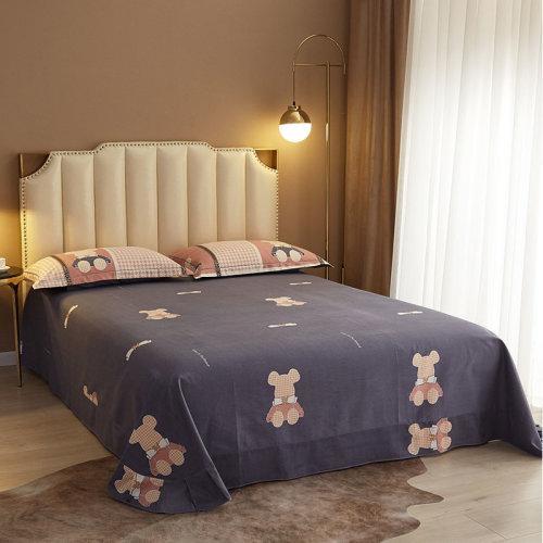 秋冬全棉生态磨毛四件套 保暖面料被套床单4件套 商品图12