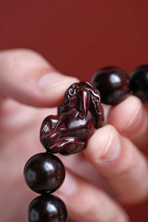 【青山特惠】小叶紫檀1.5貔貅手串 t26 商品图3