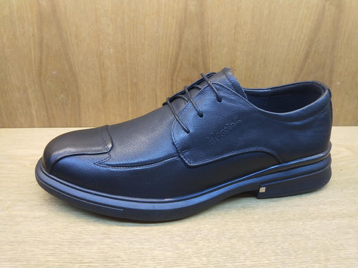 豪行男鞋10388973秋季英伦牛皮单鞋黑色商务皮鞋专柜正品 商品图2