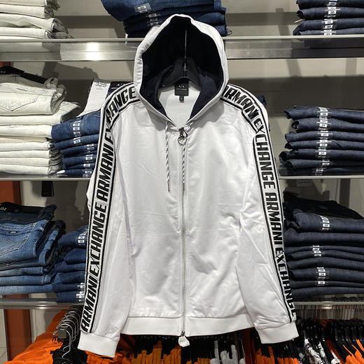  Armani Exchange/AX  男秋季新款连帽系带串标开衫卫衣 商品图1