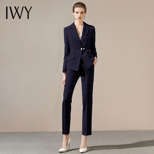 IWY/新款藏青色职业通勤时尚套装 CP10363 商品图8