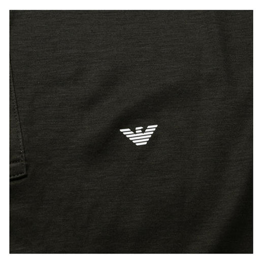 EMPORIO ARMANI 阿玛尼 男士短袖T恤 墨绿 6K1F65 1JUVZ 0558 商品图3