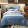 北欧风全棉四件套 条纹系列被套床单4件套 1.5\1.8米床-梦如初夏(灰) 商品缩略图0