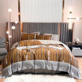 100支纱数码印花全棉四件套 被套床单4件套 1.8\1.5米床-菲尔德