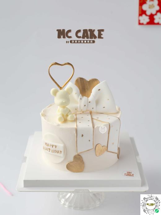 小熊白色蝴蝶结款 商品图1