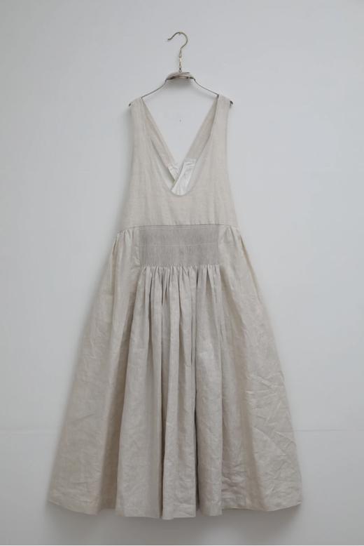 ECOLE DE CURIOSITES 抛光亚麻吊带连衣裙(Limited serie) 商品图10