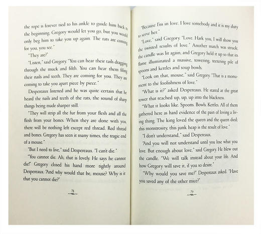浪漫鼠德佩罗 英文原版 The Tale of Despereaux 双鼠记 美版 纽伯瑞金奖 英文版儿童文学小说 Kate DiCamillo 成长桥梁阅读故事书 商品图1