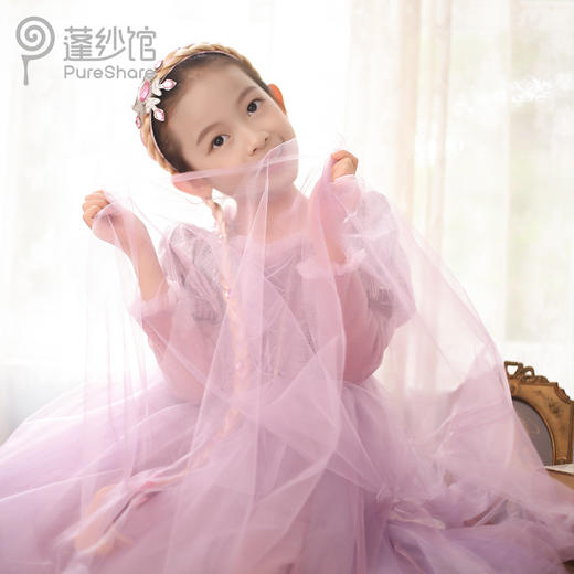 pureshare蓬纱馆 乐佩公主裙女童礼服新款演出服秋冬礼服紫嫣公主 商品图1