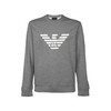 EMPORIO ARMANI 阿玛尼 男士经典鹰标卫衣 灰色 8N1MR6 1JRIZ F606 商品缩略图0