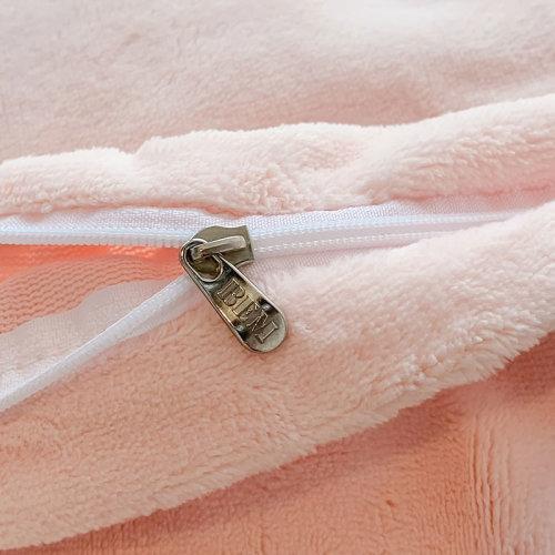 秋冬牛奶绒绣花保暖四件套 加厚保暖绒被套床单4件套-冬季恋歌 商品图13