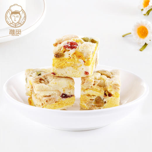 雅觅 芒果雪花酥300g 15枚网红手工零食休闲烘焙牛轧糖小吃食品 商品图0