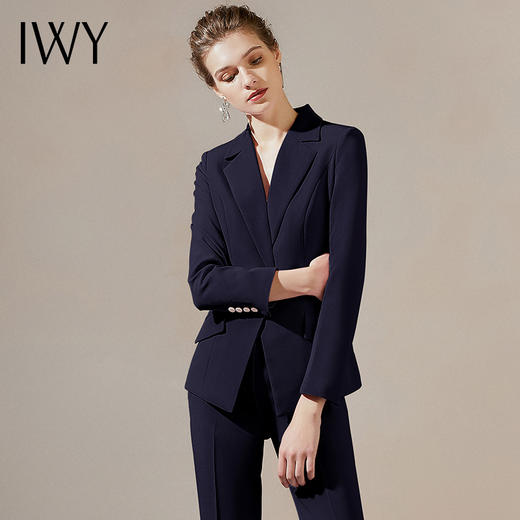 IWY/新款藏青色职业通勤时尚套装 CP10363 商品图3