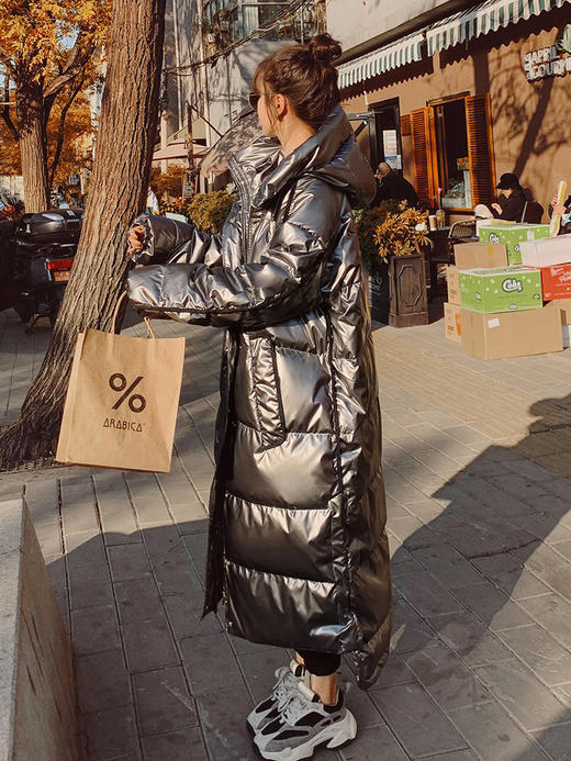 【亮面设计 气质寒冬】长款免洗羽绒服 商品图10