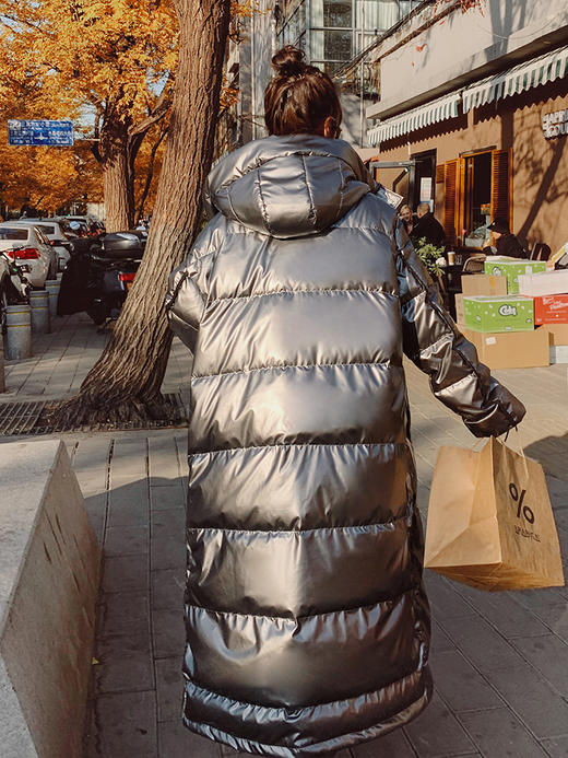 【亮面设计 气质寒冬】长款免洗羽绒服 商品图11