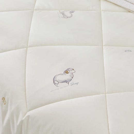 红蜻蜓温馨羊毛冬被（200*230cm*1） 商品图1