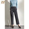 佐尔美2021新款秋冬 显瘦休闲宽松阔腿裤长裤女E04KC30 商品缩略图3