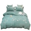 宝宝绒中式刺绣秋冬保暖四件套 绒类床上用品御寒保暖被套床单-弄清影 商品缩略图4
