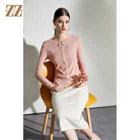 佐尔美2021冬季新款 经典修身显瘦气质毛衫女E04MS02