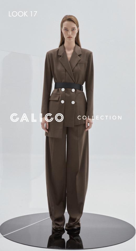 立体裁剪纸袋式西裤 商品图0