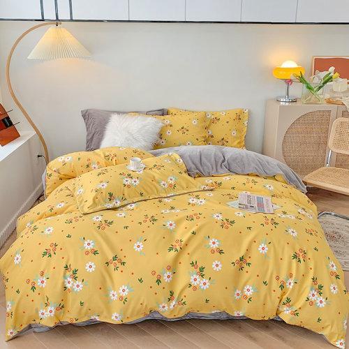 AB版贡绵宝宝绒保暖四件套 A面贡绵磨毛面料 B面保暖宝宝绒4件套 商品图14