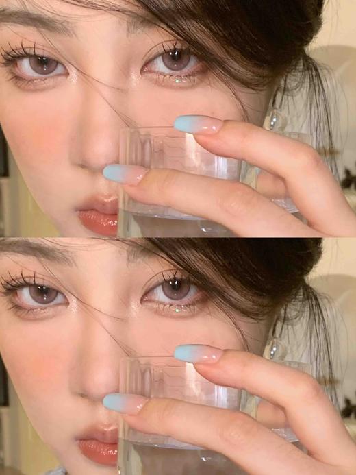 醋醋汁儿同款 莫娜可 蜜桃棕「509」一副两只可以不同度数年抛 商品图5