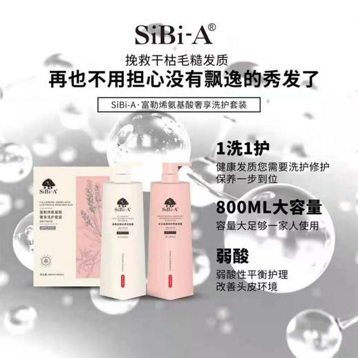 SiBi-A富勒烯+氨基酸奢享洗护套装800ml*2 商品图1
