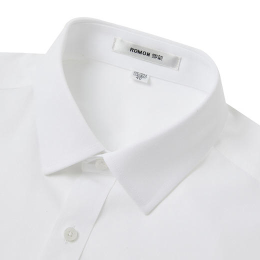 【100棉】罗蒙衬衫男秋冬新品商务休闲简约纯色外穿内搭长袖上衣 商品图11