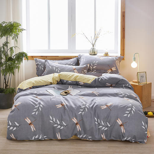 红蜻蜓亲肤棉四件套-恋夏 商品图0