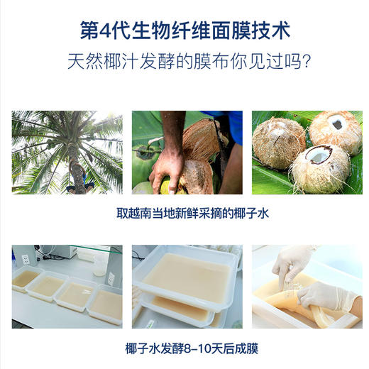 REPIEL 莉碧儿 生物纤维水润保湿面膜 5片 A深沉补水/M美白提亮/R舒缓/L提拉紧致 商品图2