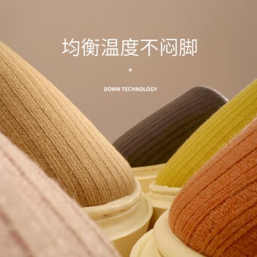 室内厚底轻便防滑保暖轻奢简约棉拖鞋3.105 商品图2