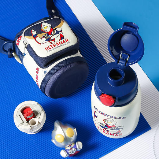 杯具熊熊抱儿童杯—迪迦奥特曼RT105-530保温杯吸管水壶小学生宝宝幼儿园水杯 商品图3