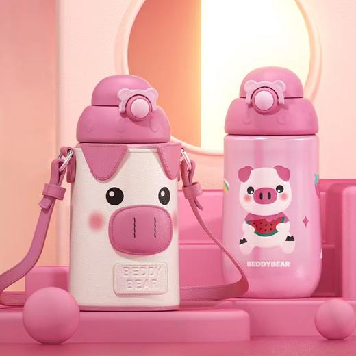 【品牌直发】【杯具熊儿童摇摇杯】小学生直饮水杯防摔 便携 580ml 商品图2