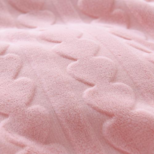 MY SIDE 秋冬新品 加厚保暖牛奶绒 被套床单床上用品 牛奶绒立体剪花四件套-美丽心晴 商品图9