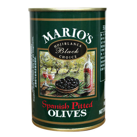 玛利欧无核黑橄榄 410g 商品图0
