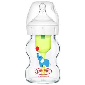 布朗博士玻璃宽口奶瓶大象（1奶嘴）