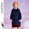 littletime女童毛呢外套秋冬装刺绣2021新款中长儿童加厚保暖大衣 商品缩略图1