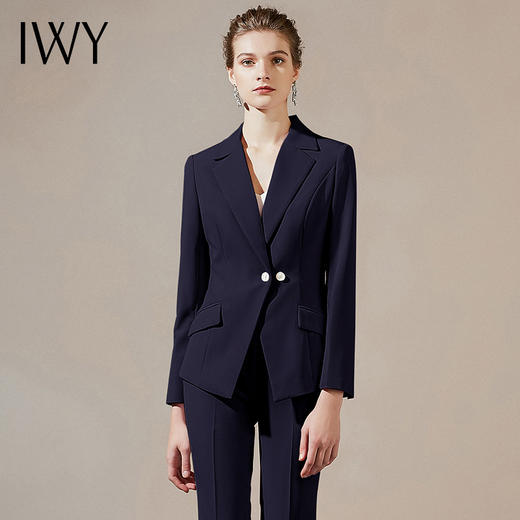 IWY/新款藏青色职业通勤时尚套装 CP10363 商品图0