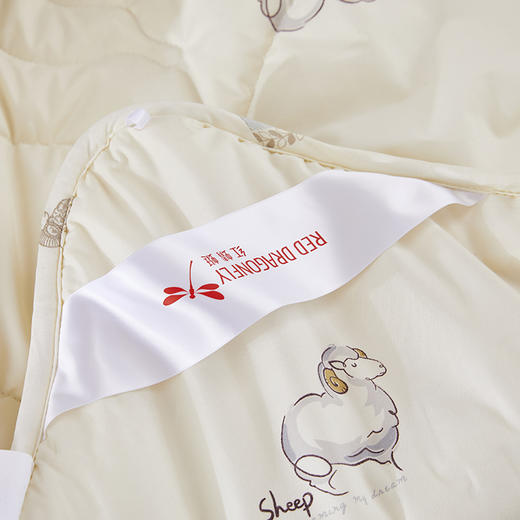 红蜻蜓温馨羊毛冬被（200*230cm*1） 商品图3