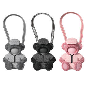 格沵便携熊耳保温杯270ML男女316不锈钢泰迪熊正版联名可爱高颜值杯子