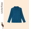 littletime女童打底衫秋冬款半高领百搭2021新款儿童加厚保暖T恤 商品缩略图3