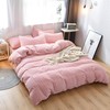MY SIDE 秋冬新品 加厚保暖牛奶绒 被套床单床上用品 牛奶绒立体剪花四件套-美丽心晴 商品缩略图4