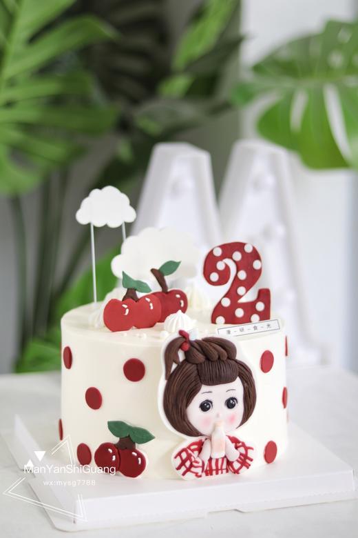 【生日蛋糕】翻糖小女孩款 商品图0