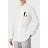 EMPORIO ARMANI 阿玛尼 男士长袖衬衫 白色 B1SM0B B12F7 0100 商品缩略图0