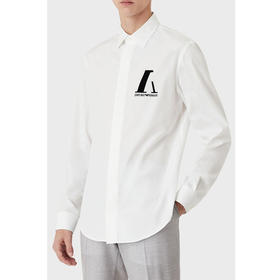 EMPORIO ARMANI 阿玛尼 男士长袖衬衫 白色 B1SM0B B12F7 0100