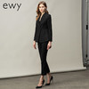 高端黑色长袖职业西装套装女气质修身面试正装时尚售楼部工作服 商品缩略图4